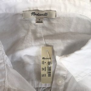 Madewell cotton button down shirt